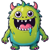 Cute Kids Cartoon Monster