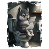Wolf ToiletteGeschenk