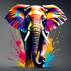 Elephant farbig