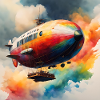 Zeppelin coloured