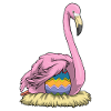 Flamingo Easter Easter Egg
