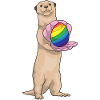 Otter Easter Rainbow
