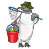 Penguin Easter Fishing