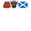 Kilts Cows Caledonia