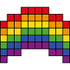 Pixel Art Rainbow