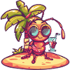 Ant Summer Beach Comic