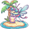 Dragonfly Summer Beach Comic
