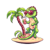 Chameleon Summer Beach Bande dessinée