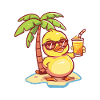 Duck Summer Beach Comic