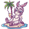 Donkey Summer Beach Comic