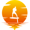foiling sunset