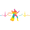 Latin Dancing Couple Heartbeat Dancer