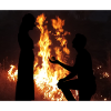 Fiery Proposal Silhouette