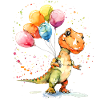 It's a dinosaur's birthday?