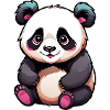 Cute Cartoon Panda Bear