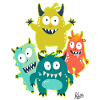 little funny monster friends