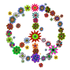 Flower Power Peace Blumen