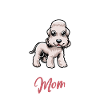 Maman Bedlington Terrier