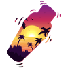 Bartender Mixologist Shaker Sunset