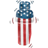 Barman Mixologue American Flag