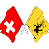 Flag Switzerland, flag Schaffhausen