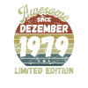 Génial depuis décembre 1979 - Anniversaire