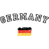 German Flag Stripes Pop Art