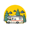 Camping T - Shirt Wohnmobil Geschenk
