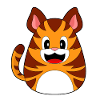 Tiger Ostern Osterei