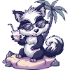 Skunk Summer Beach Comic