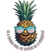 Ananas Pineapple Cool Sonnenbrille Geschenk