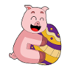 Oeuf de Pâques Cochon
