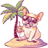 French Buldog Dog Summer