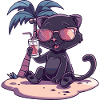 Panther Summer Beach Comic
