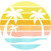 Graphic Nature Beach Summer Holidays