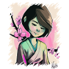 La Sakura Girl japonaise