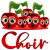 SINGING CHERRIES - CHOIR SINGER - FRUITS