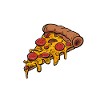Design de pizza amusant