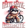 Lustiges Radfahrer - Hätte Hätte Fahrradkette