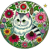 Silver Persian Cat
