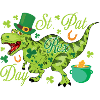 St. Patrick's Day T-Rex
