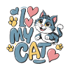 I LOVE MY CAT