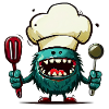 Alien Extraterrestrial Martian Cook Chef