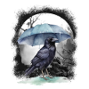 mystical crow crows raven raven
