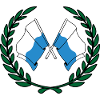 Drapeaux de la province de Lucerne, Suisse, couronne de laurier