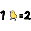 un poussin égal deux