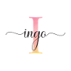 J | Monogramme | Nom | Ingo |Aquarelle
