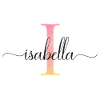 J | Monogramme | Nom | Isabelle |Aquarelle
