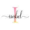 J | Monogramme | Nom | Isabelle |Aquarelle