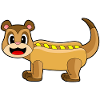 Erdmännchen Hotdog